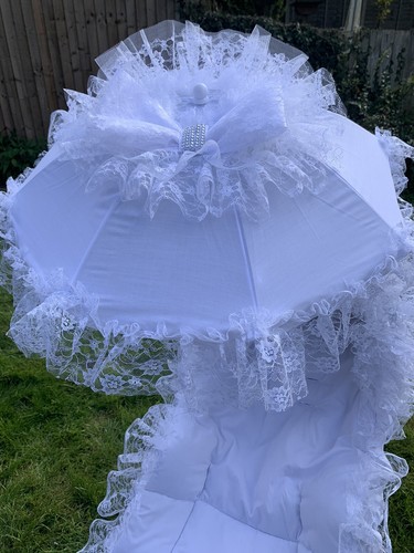Very frilly white - white, baby