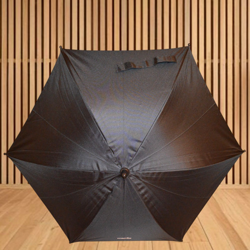 Black pram parasol - black,